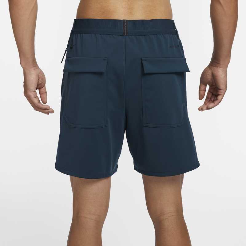 Nike Lace Solid Straight Casual Shorts Men shorts Dark-Blue FV8699478