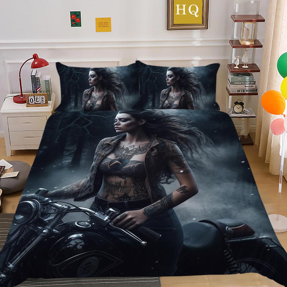 Hot Sale Duvet Cover Set Woman Man Bedding Suit Single Double Size Microfiber Home Bedclothes Bedroom Decor