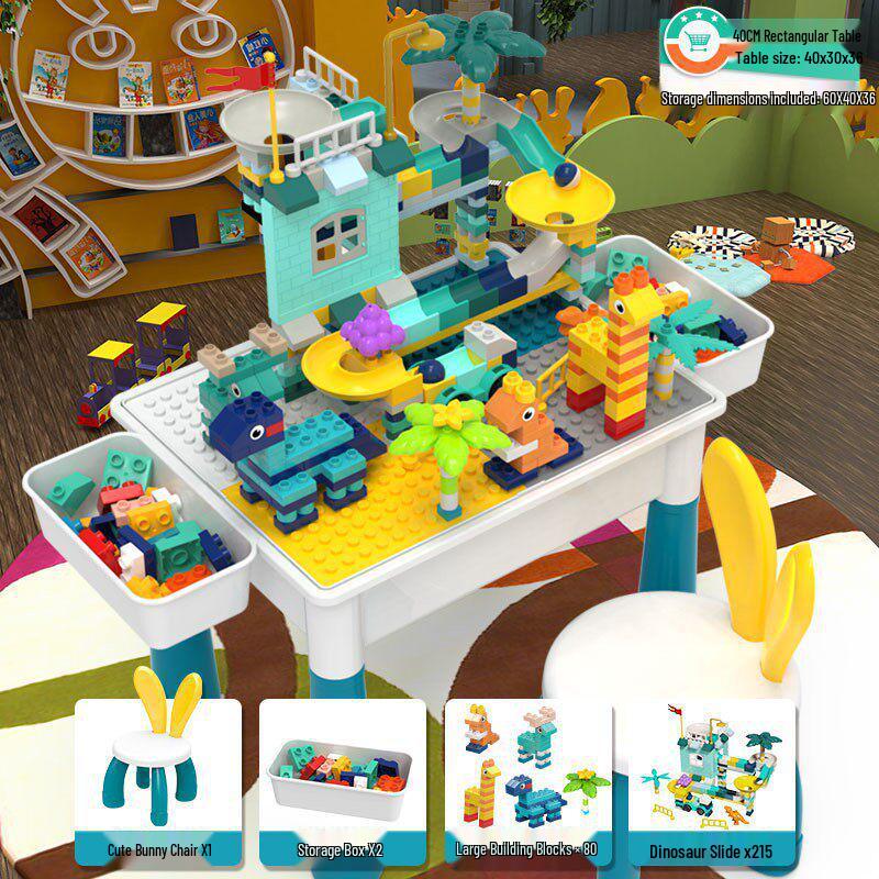 2026 New Model: Children's Educational Building Block Table, Multifunctional Puzzle Game for Ages 3-6