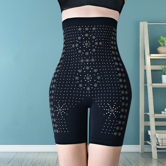 Shapewear-shorts med magekontroll for kvinner, rumpeløftende bodyformer, høyt liv, sømløs korsett-boyshort for under kjole