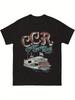 Starry Sky Blue Cat Tee 100 Cotton 180g Celestial Pet Lover Casual Shirt