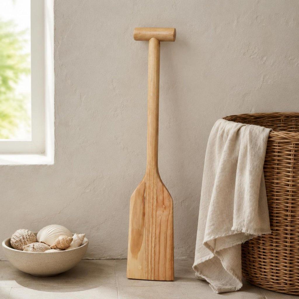 Dragon Boat Paddle Decorative Wood Oar Lightweight for Canoeing