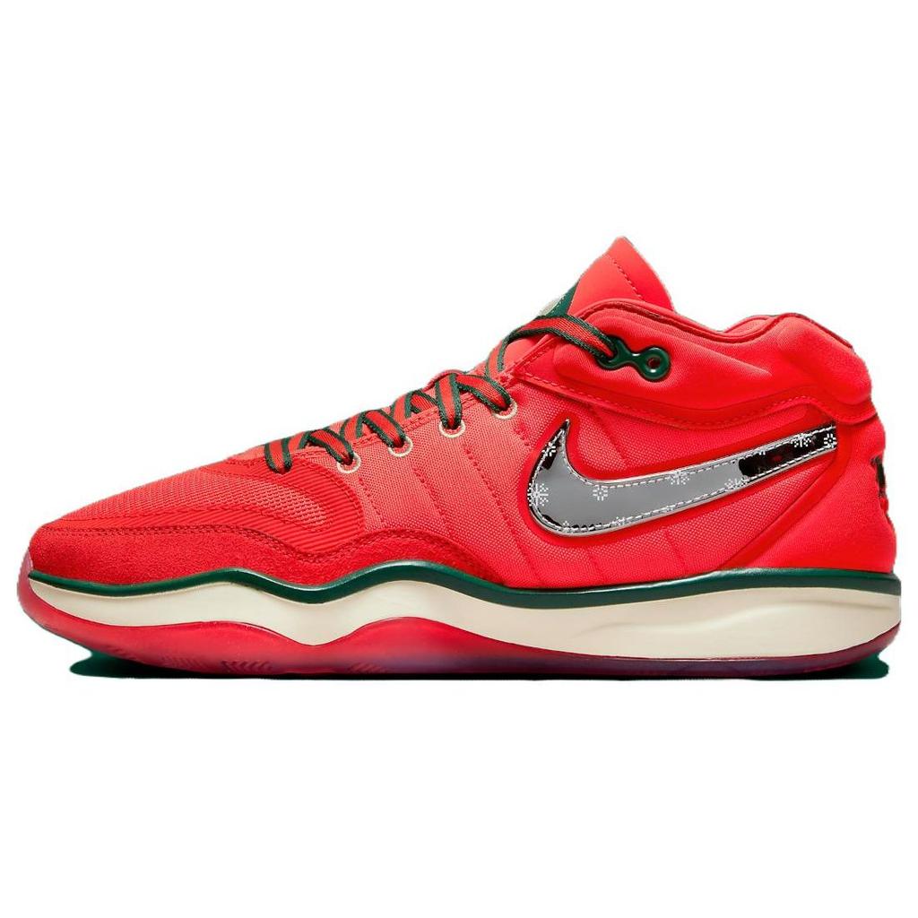 Nike Air Zoom GT Hustle 2 EP Christmas Unisex Sneakers Red Track-Red Metallic-Silver DJ9404-601