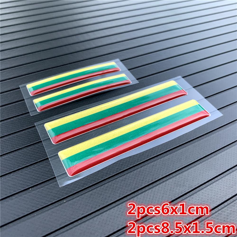 3D Brazil Korea UK ITALY FRANCE GERMAN Russia Spain National Flags Car Stickers Automobiles Motorcycles Decorating Accessories