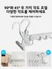 Multipurpose 5 Holes Foldable Travel Hanger Portable Plastic Clothes Hanger For Hotel Home Dorm Laundry Drying Storage Organizer