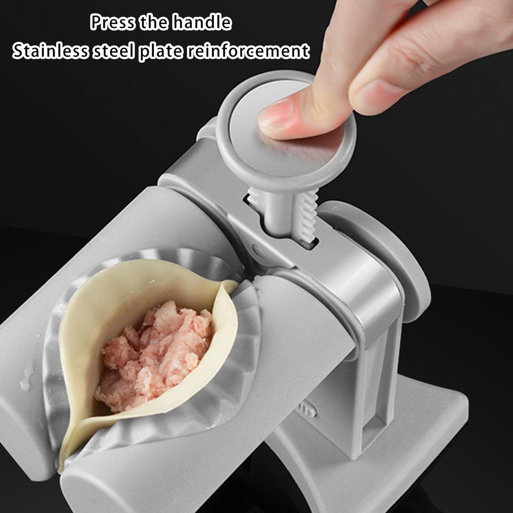 Easy To Use Single Head Dumpling Press for Family Kitchens Quick Press Action Perfect Closures Dishwasher Easy Cleaning