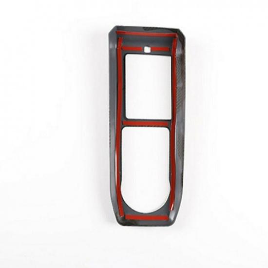 Carbon Fiber Interior Gear Box Panel Cover Trim ABS Fits 2016- Toyota Tacoma