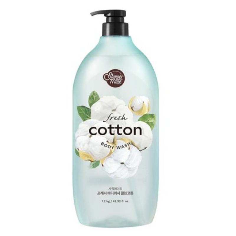 Shower Mate Fresh Body Wash Clean Cotton, 1.2kg