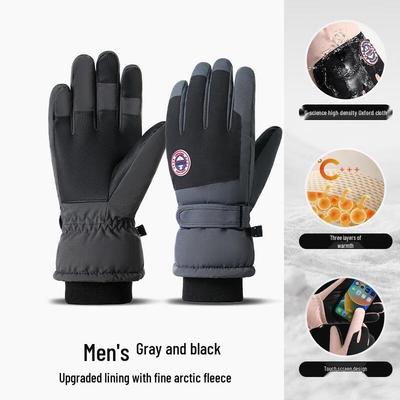 JingJingRS Winter Warm Ski Gloves