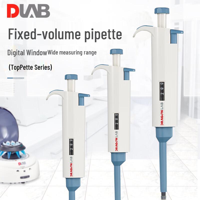 DLAB TopPette Manual Single Channel Adjustable Pipette