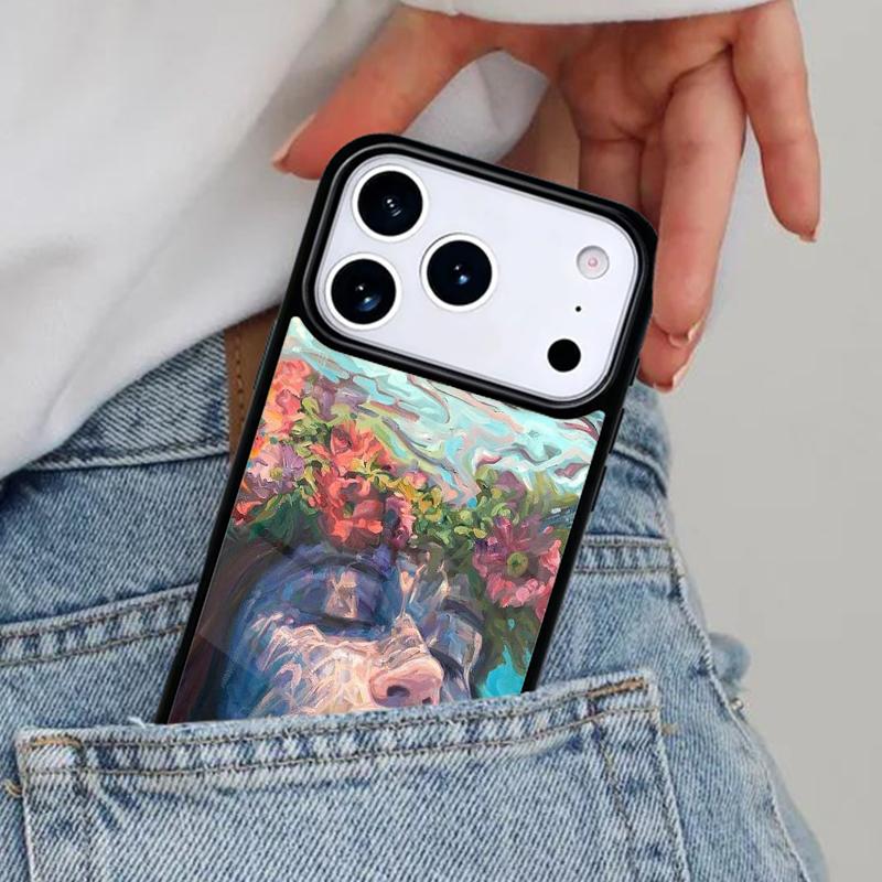 Abstract Art Underwater Boy Girl Phone Case for iPhone 16e 15 14 13 12 17 Pro Max Plus Air 17pro Cover Coque