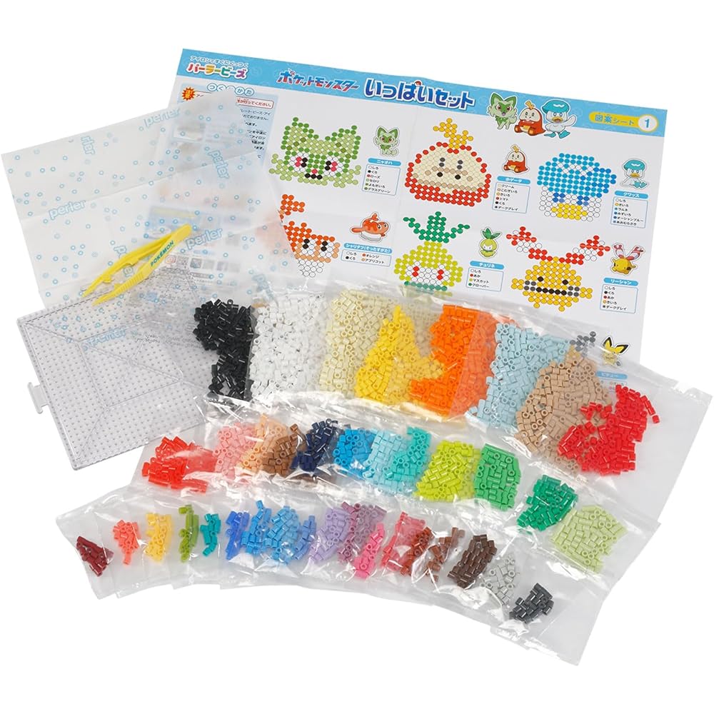 Kawada Parabeez Pokmon Set Iron Beads Toy for Ages 5 and Up 80-57079