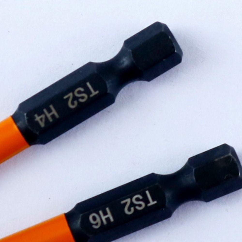6Pcs 1/4 Shank Screwdriver Bit Magnetic Screwdriver Socket Bit High Quality Hexagonal Drill Bit