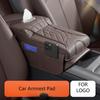 Car Armrest Pad For JAECOO 6 J6 Chery iCAR 03 2024 2025 Car Armrest Box Height Increase Leather Protective Cover Storage Bag