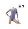 ProDance Women's Solid Lace Long Sleeve Ballet Leotard (PLL011BA, XL (170), Lavender)