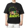 Japan Anime One Piece Roronoa Zoro Manga Graphic Print T-shirt Men Women Streetwear Y2k Harajuku Fashion Casual Oversized Top Cotton Summer New Tee