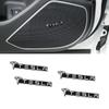 2/5/10pcs Aluminum Car Audio Speaker Stickers Logo Decal For Tesla Model 3 Y S X Cybertruck Roadster Coil Highland Accessories