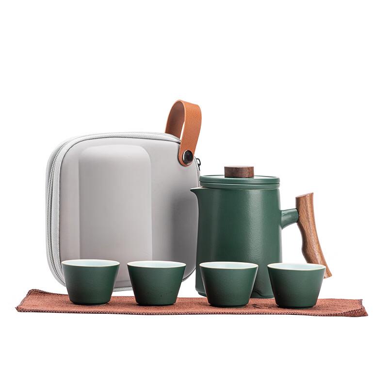 Nordic Style Portable Ceramic Travel Tea Set