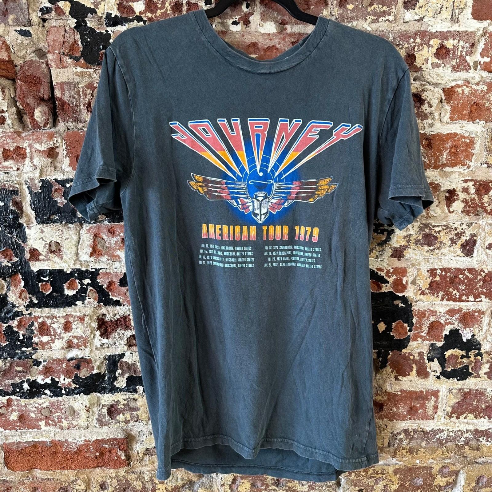 Wrangler Journey Music short sleeve Work Gray Tee Womens Small Unisex T-Shirt XXXXL