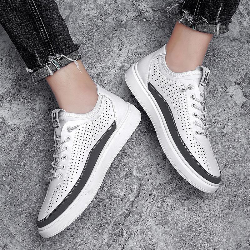 Fashion Hollowed out breathable comfortable fashionable outdoor men's shoes Sneakers Fashion Driving Walking Tennis Shoes for Male