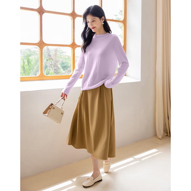 

Mocana Women s Elegant Long-Sleeved Cashmere Sweater MKNJD2760 L