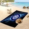 Asciugamano da Spiaggia Stampato Borussia Dortmund Asciugamano Morbido ad Asciugatura Rapida Coperta da Spiaggia Rettangolare Grande Portatile per Viaggio Piscina