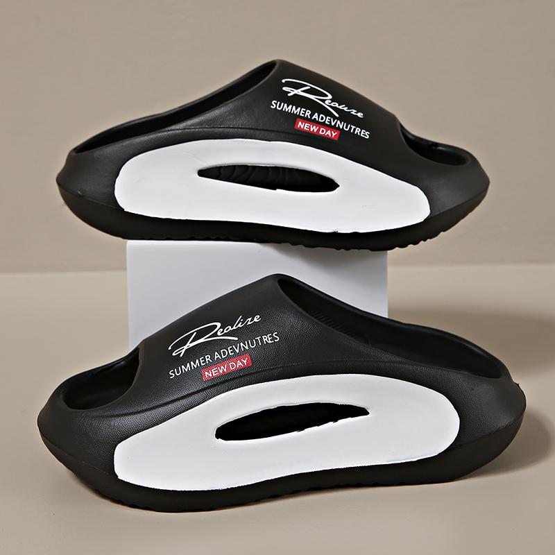 Fashion New Men's Casual Sports Outerwear Fashion Summer Soft Bottom Cool Drag Anti slip Indoor and Outdoor Durable Trendy Slippers