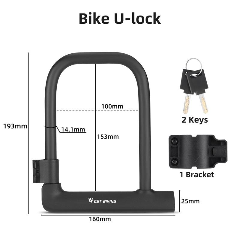 WEST BIKING 1.2m Bicycle Security Steel cable Anti-Theft Motorcycle Mtb Road Bike Lock Rope Universal Cable Cycling Accessories