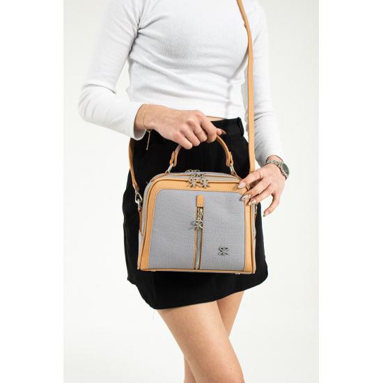 Taschen und Koffer Tara Red Kamel Damen Schultertasche und Tasche 20x24 Größe