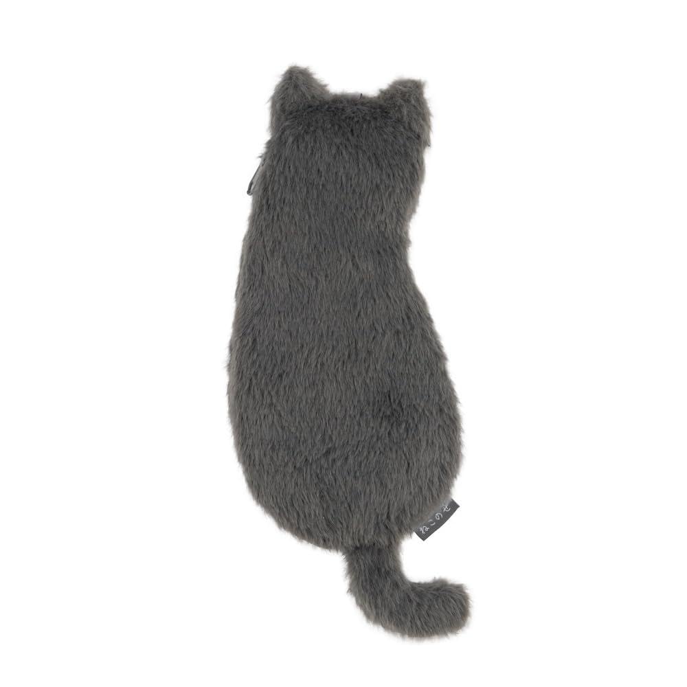 Multi Pouch M Size Cat Design Gray Russian