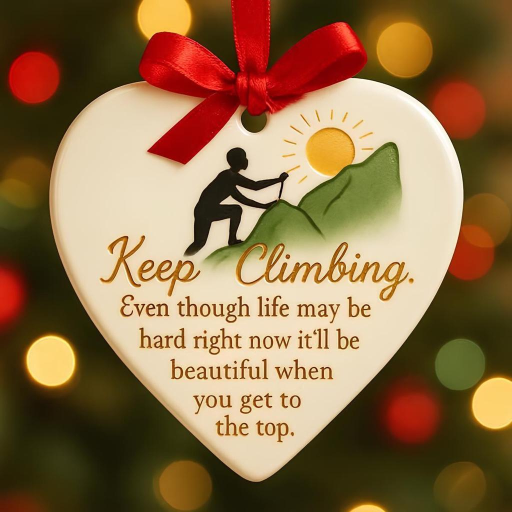 Cross-Border Friendship Sea Glass Heart Ornament