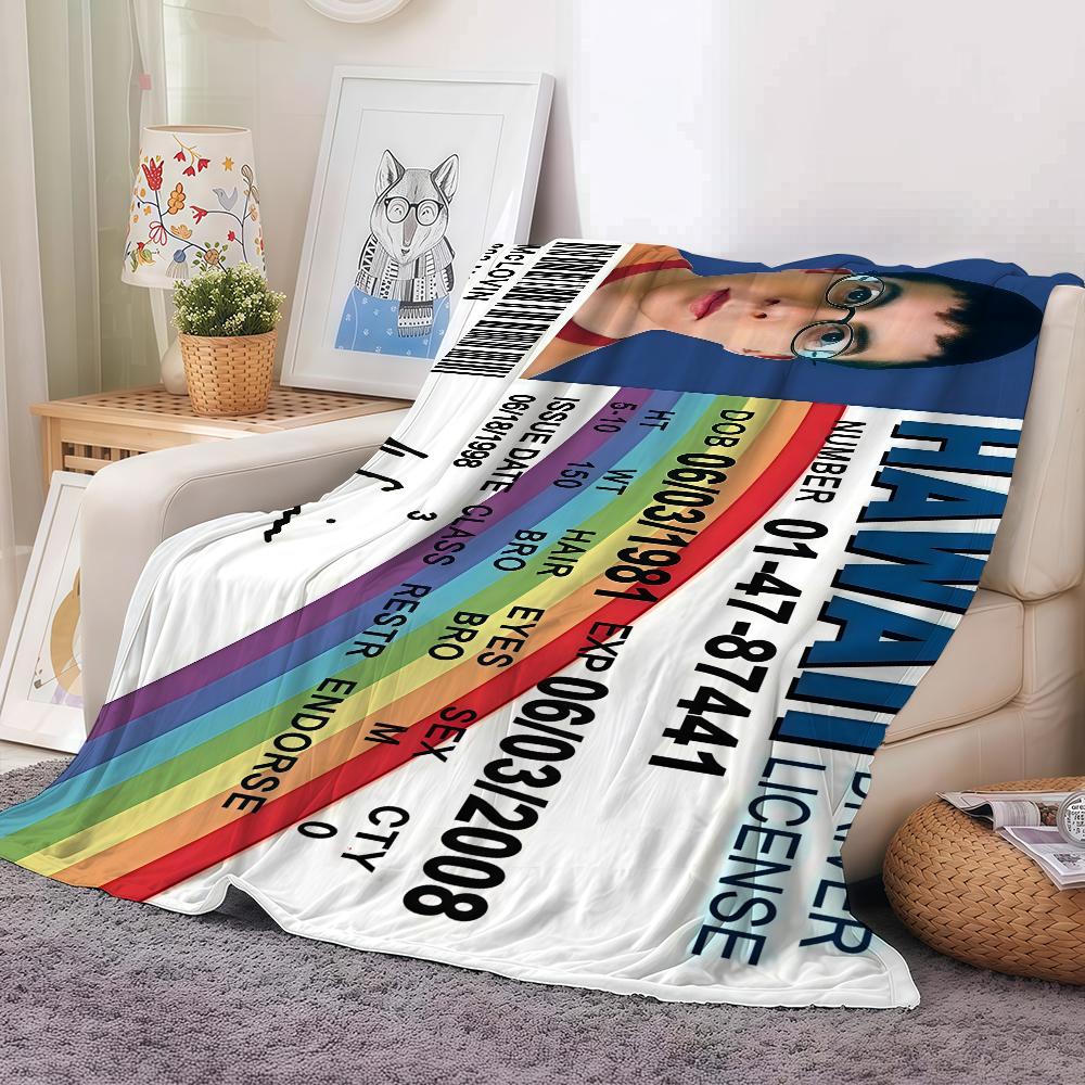 Funny TV License superbad Blanket For Sofa Office Bed Plane Travel Sleep Read Relax Camping Soft And Warm