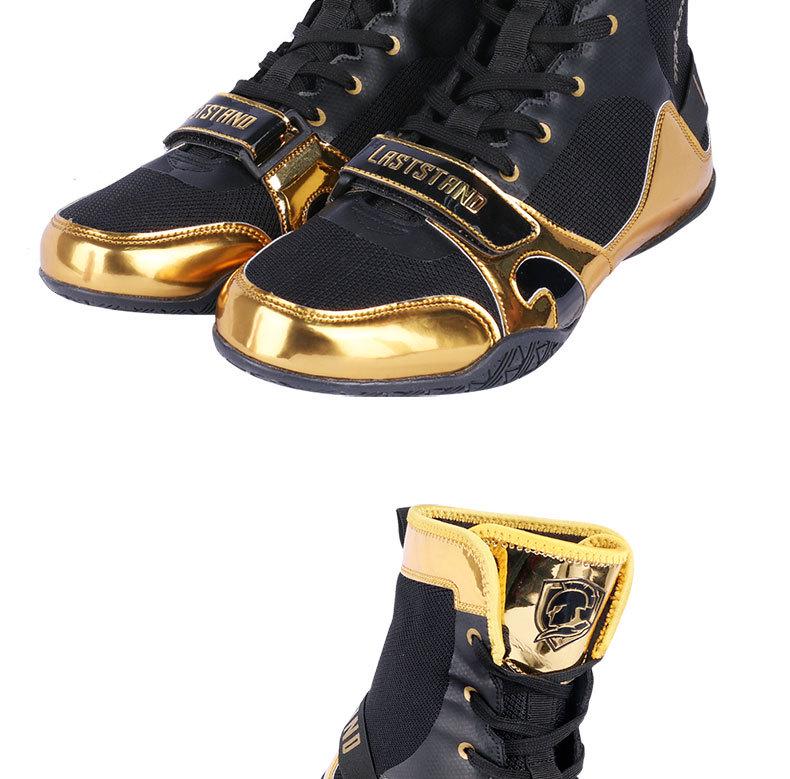 Zapatos Profesionales de Boxeo y Lucha Libre de Caña Alta - Transpirables, Antideslizantes para Hombres y Mujeres