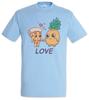 Pizza Pineapple Love Men's T-Shirt Mens Womens Tees Top Maker Baker Hawaii Pizzeria Pineapple Cult