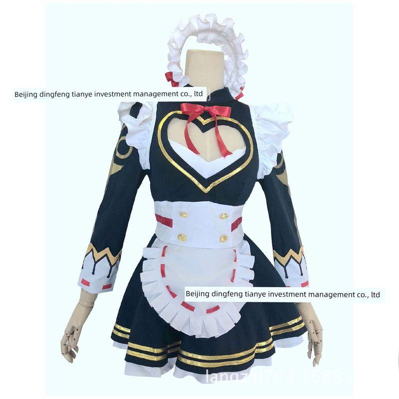 Anime Game Cosplay Daji Maid Coffee Cosplay Costume Maid Outfit Anime Costume Cosplay Clothing