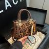 2025 Women's Large Capacity Leopard Print Fashion Clutch & Shoulder Bag