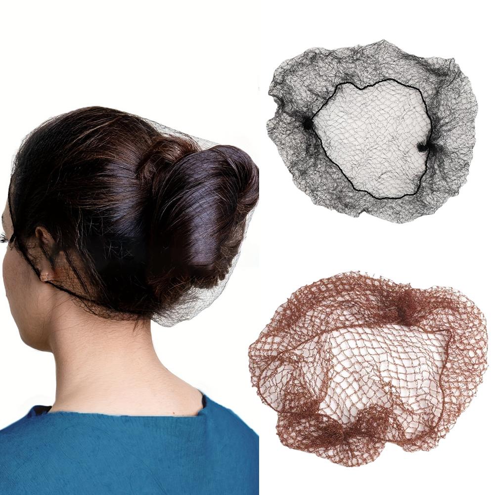 Neviditelné síťky na vlasy 20 ks pro balet, spaní, styling Elastické a prodyšné