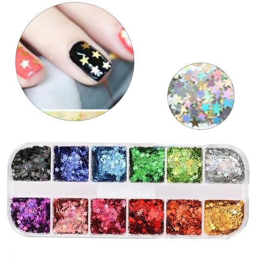 

Блестки для ногтей Блестящие искусственные прочные