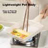 COOKER KING Non-Stick Pan with Titanium, Tamagoyaki Griddle, Fried Egg Pan, Steak Pan, Small Pan, Flat Bottom Pan, 19*14cm