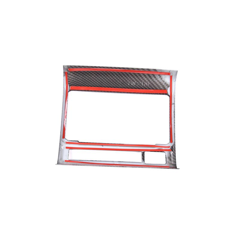 For Toyota Tacoma 2011-2015 ABS Carbon Fiber Car Center Control Navigation Screen Decorative Frame Stickers Interior Accessories