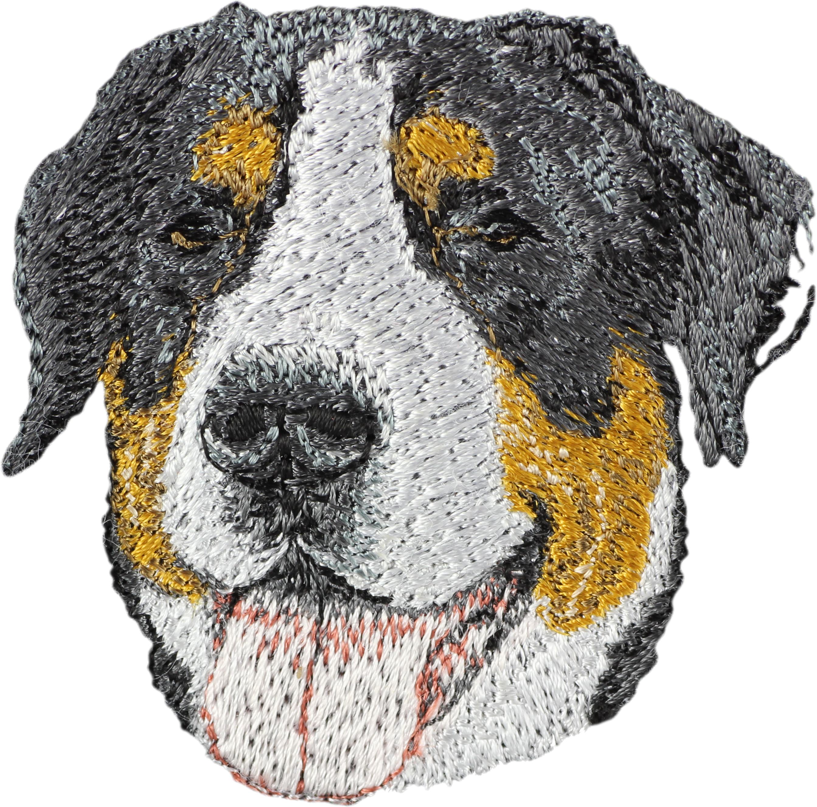 

Великий швейцарський гірський собака, Greater Swiss Mountain Dog - нашивка у формі собаки, вишита нашивка, унікальна прикраса для рюкзака Art-Dog різнокольорові кольору