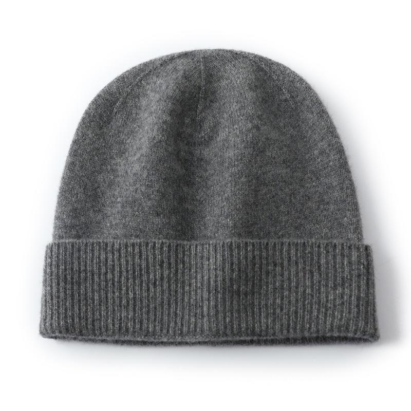 Meier Reine Schurwolle Unisex Strickmütze, warme lockere Beanie, Gehörschutz und warme Mütze