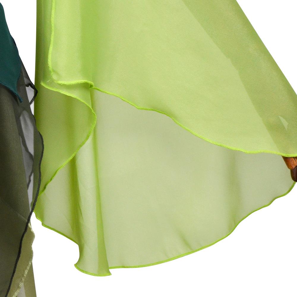 Costum Elf Verde pentru Femei, Rochie de Zână din Pădure Medievală pentru Halloween și Cosplay