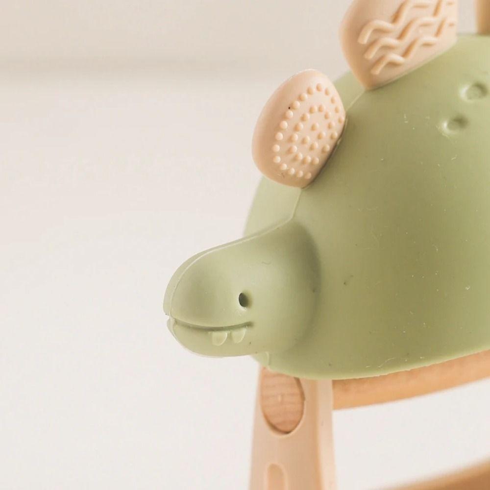 Soft Material Nursing Teething Toys Detachable Silicone Baby Teething Ring  Infant