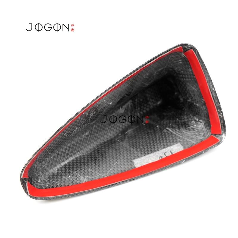 For Hyundai i30 N 2024 Real Carbon Fiber Exterior Car Roof Antenna Stickers Shark Fin Cover Trim Accessories