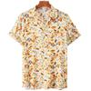 Floral Shirts Men's Summer Hawaiian Clothing Short Sleeve Tops Loose Holiday Seaside Social Lapel 3D Print Shirt 2026 Vintage