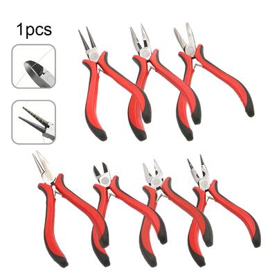 1 pièce Outils Pinces à Bijoux DIY Équipement Pinces à Bec Rondes Pinces à Bec Long Pour Artisanat Perlage Pince Coupante pour Fil