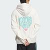 Adidas Originals SS24 V-Day Letter Print Sport Hoodie Unisex Tops Pink White JE3474