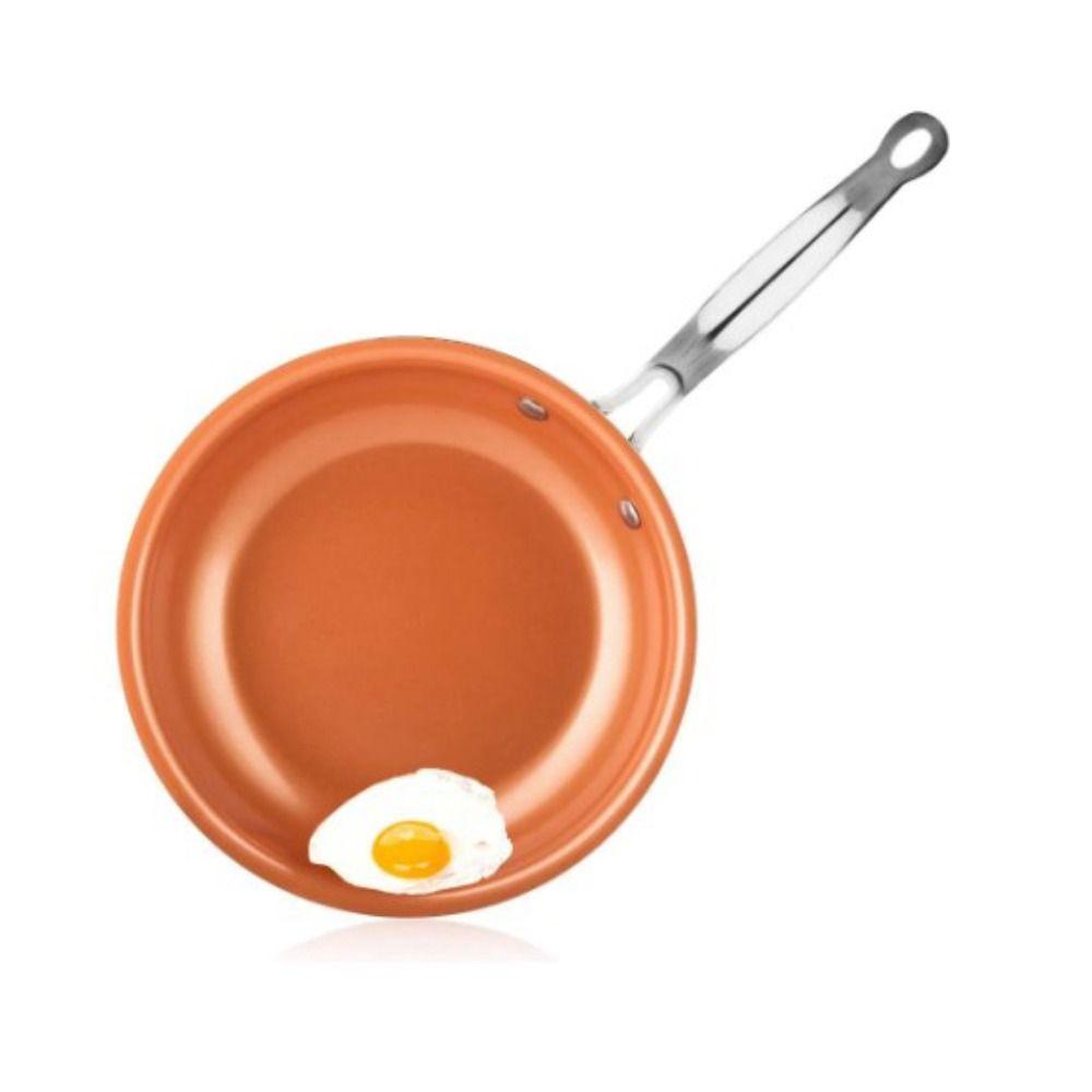 Nonstick Copper Frying Pan 8/10/12 Inch Cooking Pan Skillet Saucepan  Breakfast