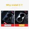 Para Mazda Cx-5 Cx5 2017 2018    Interior Do Carro Suporte De Copo Água Traseira Quadro Cobre Guarnição Decorativa Adesivo Acessórios